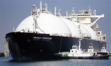 Fracking LNG Tanker